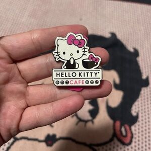 Sanrio Hello Kitty Cafe Pin - Pink and Black